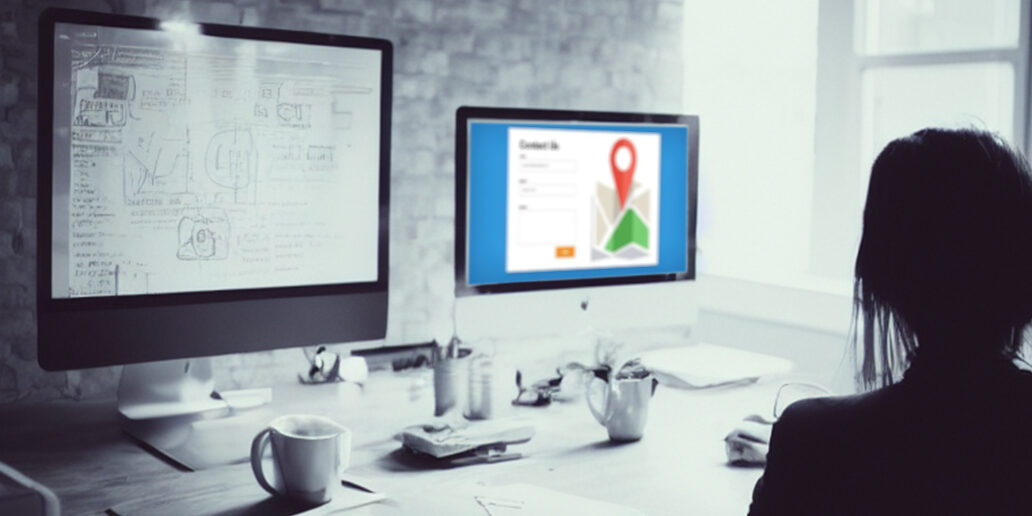 Diseño web de la sección contacto