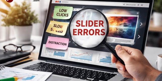 Errores en sliders web