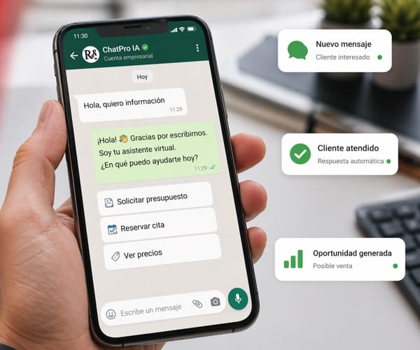 Chatbot WhatsApp para empresas